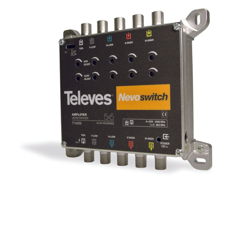 Televes - SAT-Verstärker Verstärker 5-fach Guß MS530VGQ 30dB f. MS NEVO o.NT