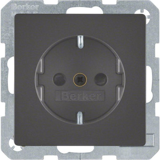 Berker - Steckdose SCHUKO-Steckdose anth/sa 41236086