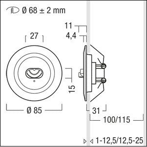 Zumtobel Group - Sicherheitsleuchte LED-Sicherheitsleuchte RESCLITE P #42932986