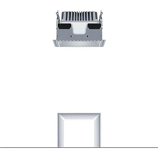 Zumtobel Group - Downlight/Strahler/Flutlicht LED-Einbauleuchte P-INF Q #60818194 3000K
