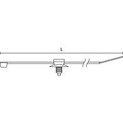 HellermannTyton - Kabelbinder Befestigungsbinder T50RFT5-MC5-BK-D1 200x4,6 sw − 500 Stück