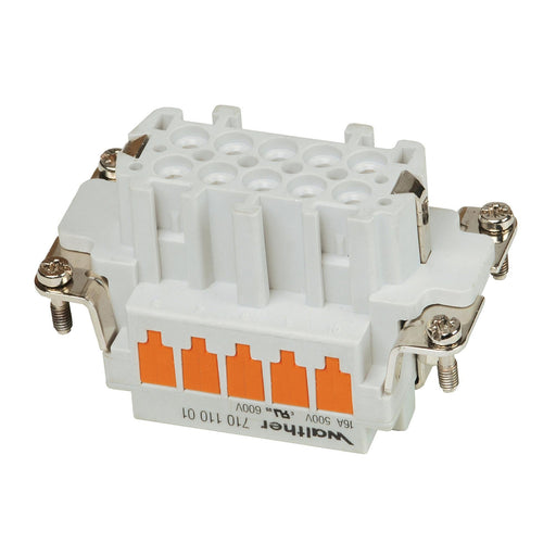 Walther Werke - Kontakteinsatz für Rechtecksteckverbinder Buchseneinsatz 71011001 B10 0,5-2,5 20-14AWG