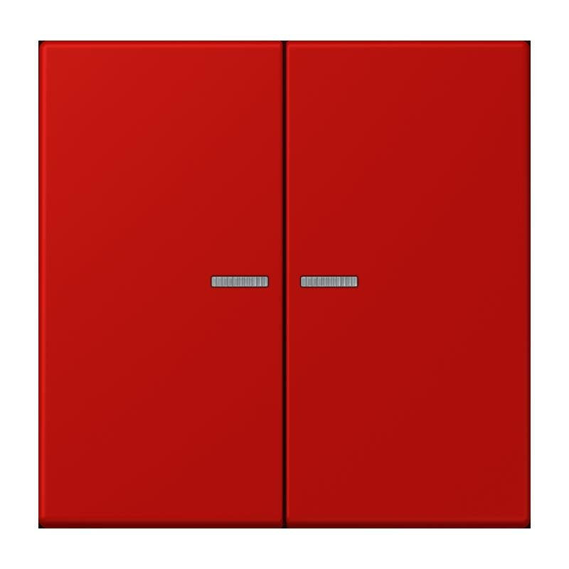 Jung - Abdeckung/Bedienelement für Installationsschalterprogramme Wippe mit Lichtleiter LC 102 KO5 227 rouge vermillon 31