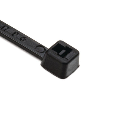 HellermannTyton - Kabelbinder Kabelbinder T18R-W-BK #111-01914 C1 − 100 Stück