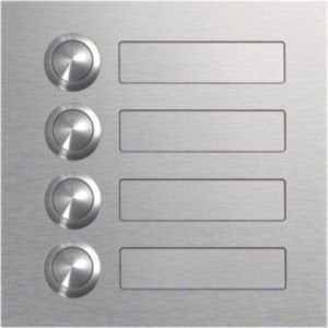 Elcom - Funktionsmodul für Türkommunikation 4-Taster+Schild GZM-140 MODESTA
