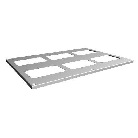 Rittal - Dach-/Bodenelement (Gehäuse/Schaltschrank) Dachblech SV 9681.596 BT: 850x600mm