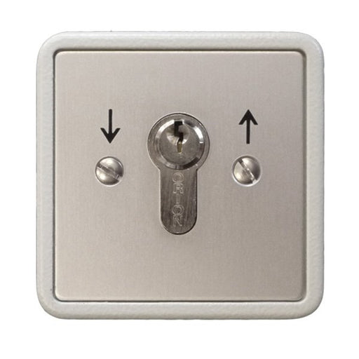 Kaiser Nienhaus - Jalousieschalter/-taster 2-seitiger Taster UP 322200 Frontplatte ALU elox