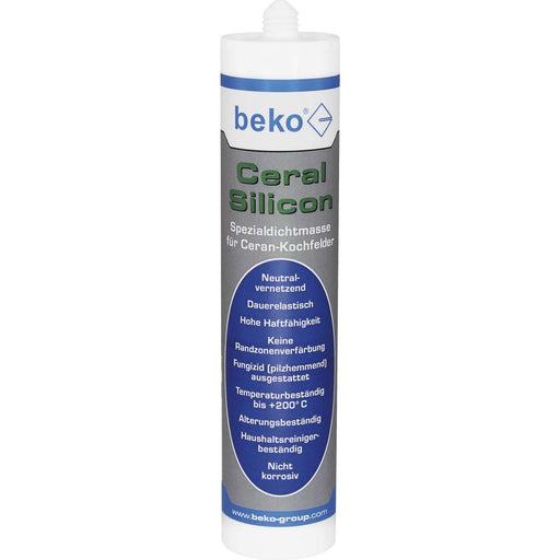 Beko - Dichtstoff Ceral Silikon 2293101 310ml schwarz − 20 Packung