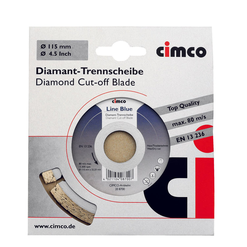Cimco Werkzeuge - Trenn-/Schleifscheibe Diamanttrennscheibe 208706 D=230mm