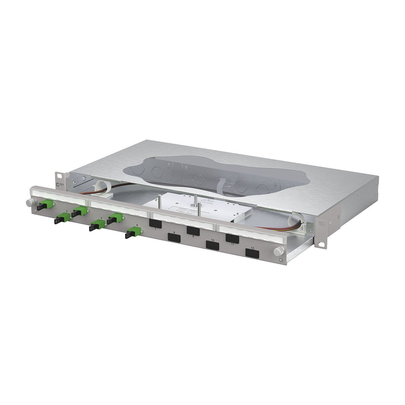 Metz Connect - Patchpanel LWL Patchfeld splice 1504695906-F 6xE2000-S APC OS2