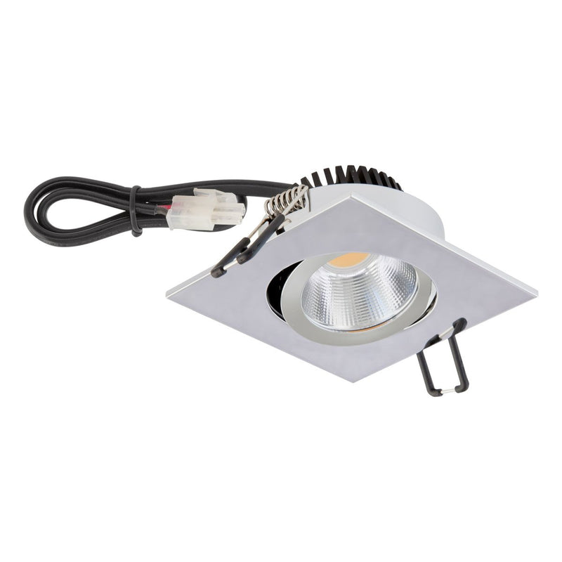 EVN Lichttechnik - Downlight/Strahler/Flutlicht P-LED Deckeneinbauleuchte PC24061102 3000K 350mA quad.chr