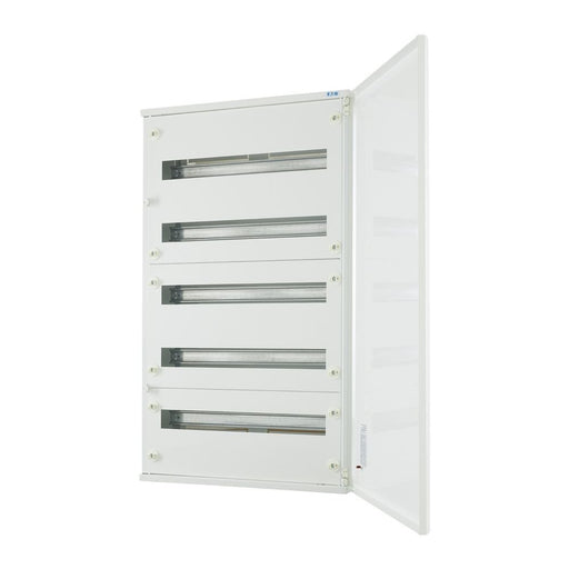 Eaton - Installationskleinverteiler Oberputz Flachverteiler BF-O-5/120-A komplett 5 Rei. Weiß