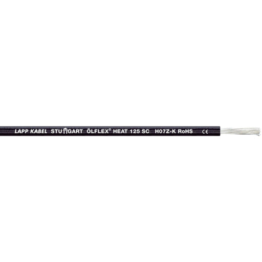 Lapp Kabel&Leitung - Energiekabel < 1 kV, für feste Verlegung ÖLFLEX HEAT 125 SC 1236104/100 1X2,5 RD − 100 Meter