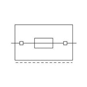 WAGO - Sicherungs-Reihenklemme 2-Leiter-Sicherungsklemme 2004-1611 − 50 Stück