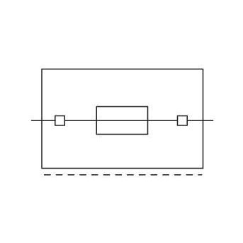WAGO - Sicherungs-Reihenklemme 2-Leiter-Sicherungsklemme 2004-1611 − 50 Stück