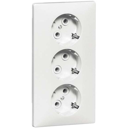 Peha - Schalter-/Steckdosenkombination SCHUKO-Steckdose D 6313 3-fach ws16A 250V 2