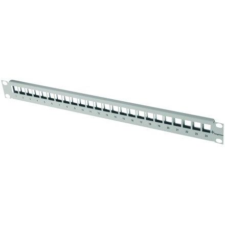 Telegärtner - Patchpanel Kupfer Modulträger 100021498 ohne Kabelabfangung