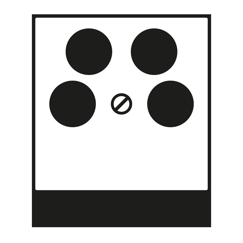 Jung - Einsatz/Abdeckung für Kommunikationstechnik Abdeckung 4-Loch-Sat A 561-4 SAT2 ANM anthrazit matt