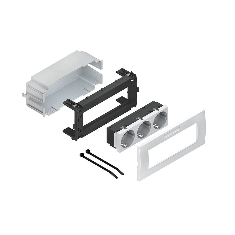 Niedax - Einbaudose für Geräteeinbaukanal Geräteeinbausystem GES 3 VW VW