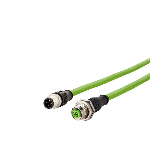 Metz Connect - Patchkabel Kupfer Industrie IndustrialEthernet Leitung 142M1D12010 D-kodiert, 1m, M12