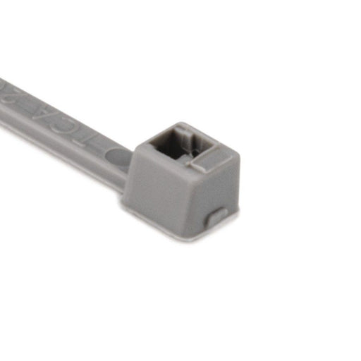 HellermannTyton - Kabelbinder T18R-N66-GY-C1 2,5x100 grau − 100 Stück