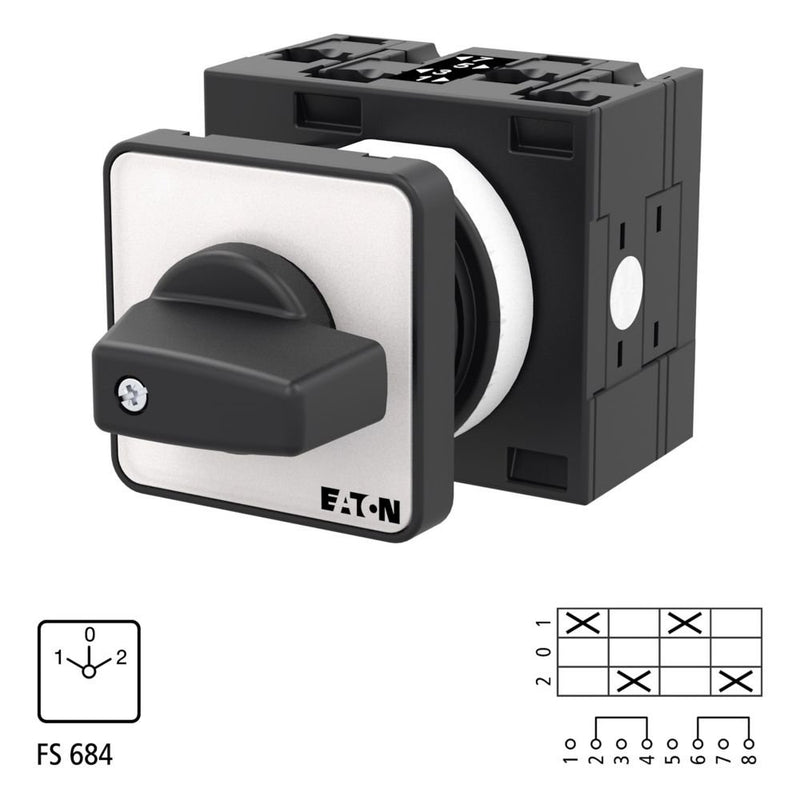Eaton - Lastschalter Umschalter T3-2-8211/E 2pol