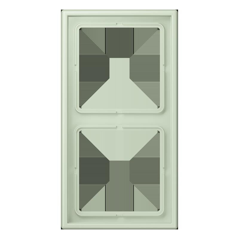 Jung - Abdeckrahmen Rahmen 2-fach LC 982 218 vert anglais pale