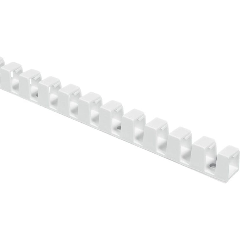 HellermannTyton - Verdrahtungskanal Kabelbündelhalter Heladuct Flex 10 SK schraubbar − 100 Stück