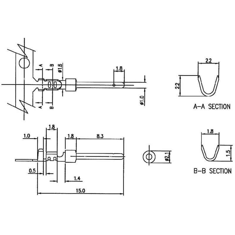 EFB-Elektronik - D-Sub-Steckverbinder D-Sub Crimpkontakte Steck. 34615.2(VE10000) E-CRIS/28/0