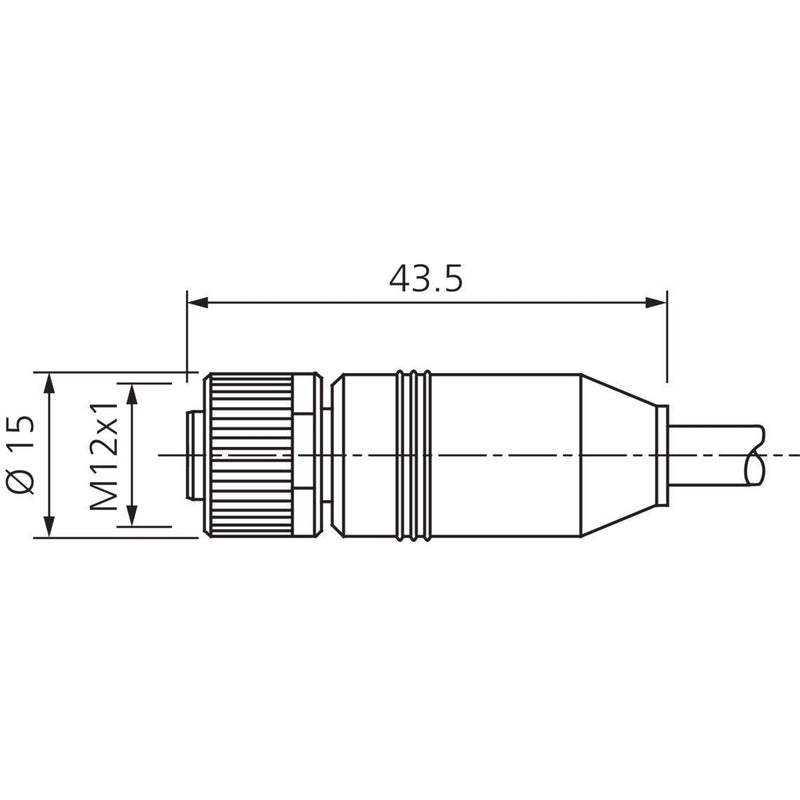 Di-soric - Konfektioniertes Sensor-Aktor-Kabel Kabel VKHM-Z-5/12-A