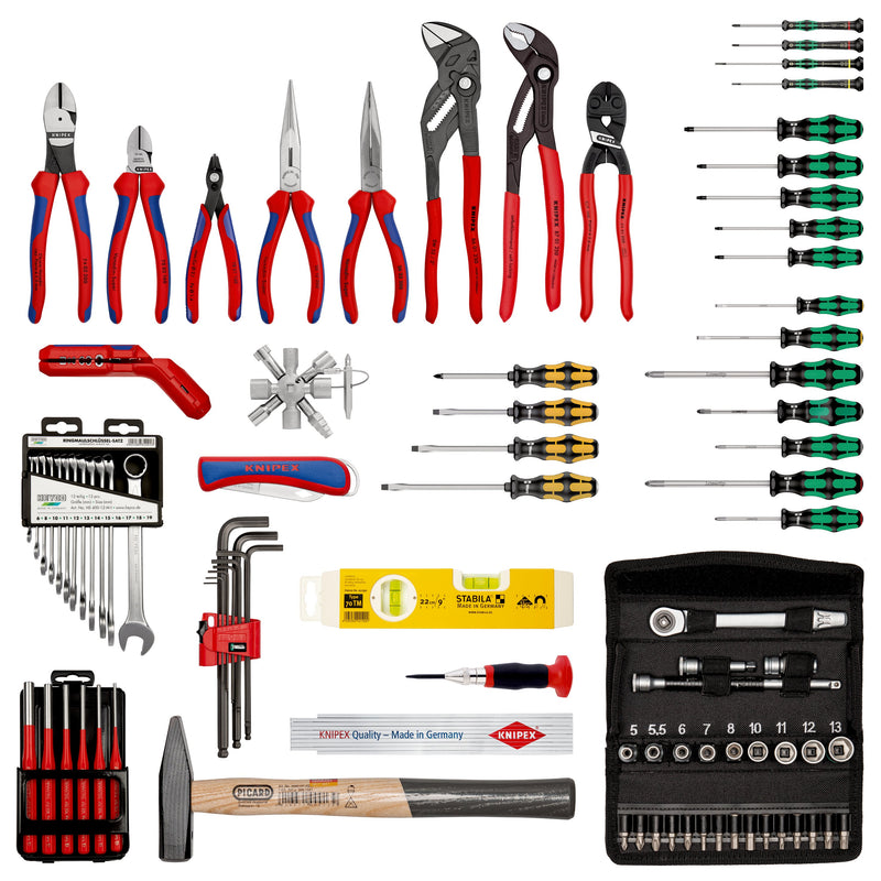 Knipex - Werkzeugset Werkzeugkoffer 00 21 06 M BIG Basic Move Mech
