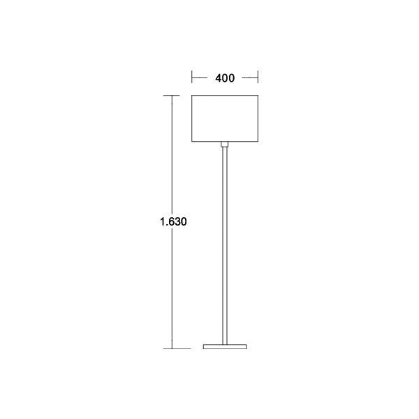 Brumberg Leuchten - Stehleuchte 58100020 1xE27 max. 100W
