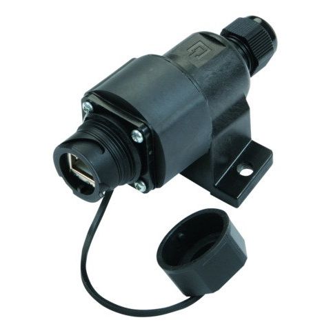 Telegärtner - Kommunikationsanschlussdose Kupfer Industrie STX V1 AP-Dose 100007447 RJ45 Modul B Cat.6A