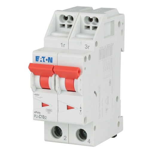 Eaton - Leitungsschutzschalter PLI-C10/2 C 10A, 2p Steckkl