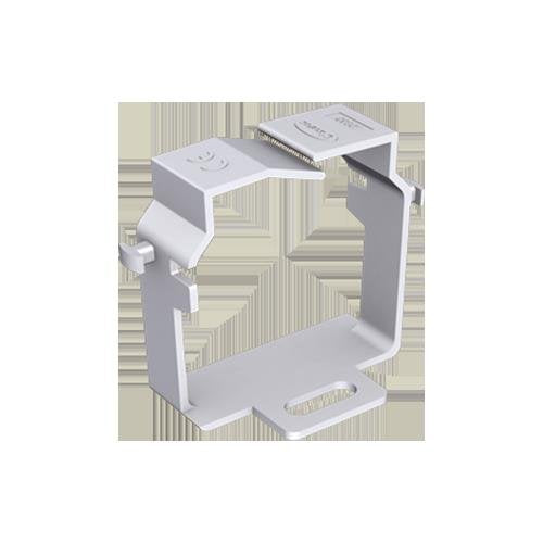 Unex - Halteklammer für Verdrahtungskanal Drahthalteklammer lgr 40885-4 RAL7035 für 80x60 − 24 Stück