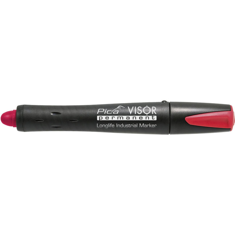 Pica-Marker - Markierungsstift VISOR Permanentmarker 990/40 rot − 5 Stück