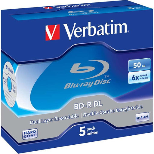 Verbatim - Speichermedium digital BD-R (DL) 43748 (VE5) 50GB,1-6x,Jewelcase