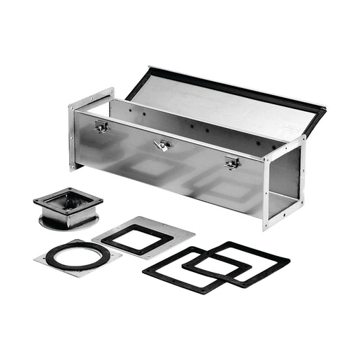nVent Hoffman - Kabelführung für Gehäuse/Schränke Gerader Abschnitt, 24 Zoll F66W24SS