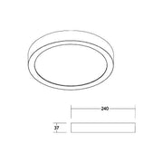 Brumberg Leuchten - Downlight/Strahler/Flutlicht LED-Anbaupanel 12246083