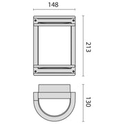 Performance in Light - Decken-/Wandleuchte Wandleuchte NIKKO+ 21 1x60W anth