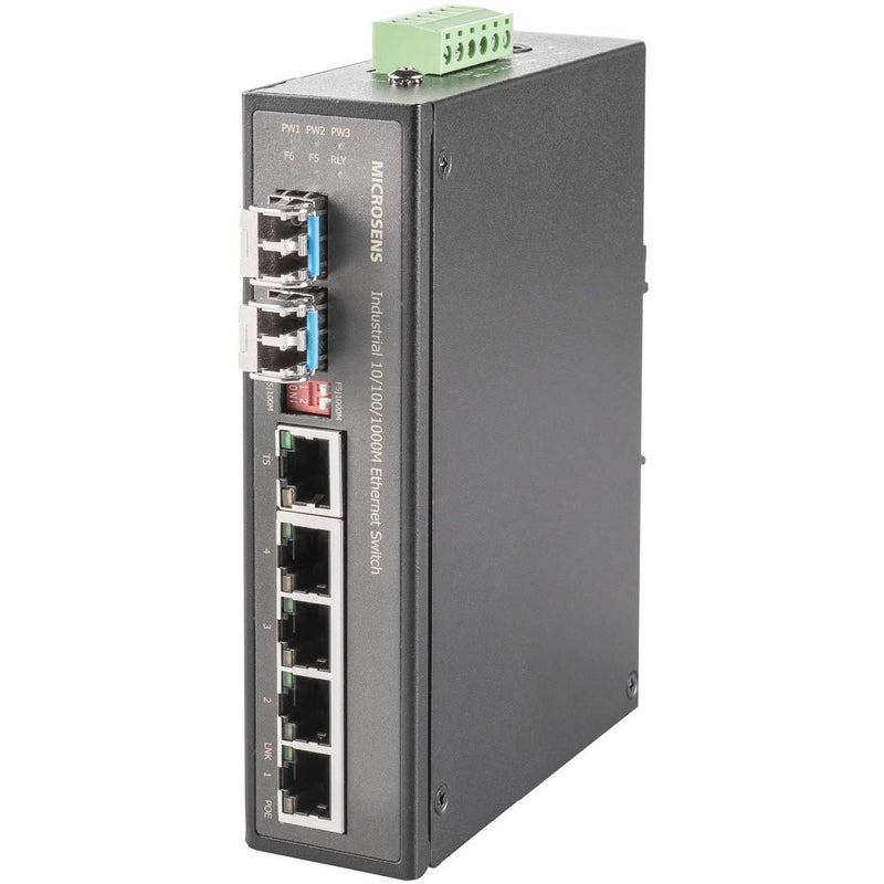 Microsens - Netzwerk Switch Industrie Gigabit Ethernet MS657208X Switch 8x10/100/1000
