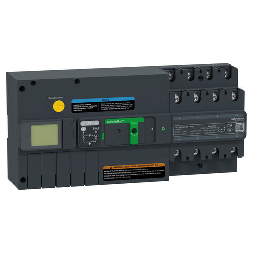 Schneider Electric - Lastschalter Netzumschaltung autom. TA16D4L0804TPE 80A 4P LCD 400VAC