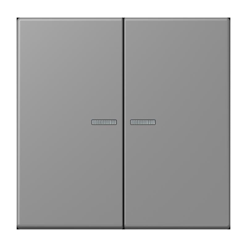 Jung - Abdeckung/Bedienelement für Installationsschalterprogramme Wippe mit Lichtleiter LC 102 KO5 203 gris 31