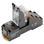 Weidmüller - Schaltrelais Koppelrelais 24VAC DRMKITP 24VAC 2CO LD 2 Wechsler − 10 Stück