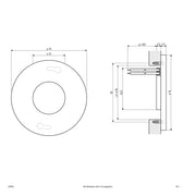 EVN Lichttechnik - Decken-/Wandleuchte LED Einbauleuchte LR 0602 12VDC 0,6W ww