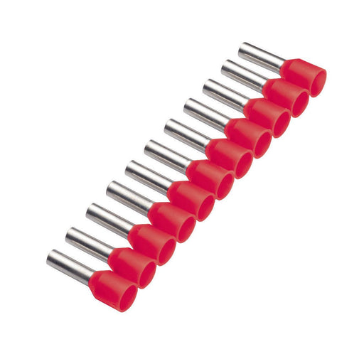 Cimco Werkzeuge - Aderendhülse Bandware 187502 rot Riegel 50Stk. − 500 Stück