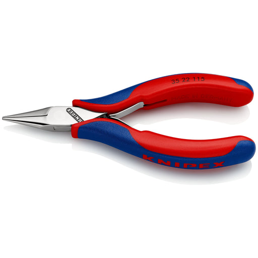 Knipex - Spezialwerkzeug für Kommunikationstechnik Elektronik-Greifzange 35 22 115 SB spiegelpoliert,115mm