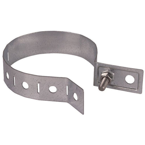 DEHN - Rohrschelle für Blitzschutz Regenrohrschelle RRSV60150B105STTZN 60-150mm St/tZn