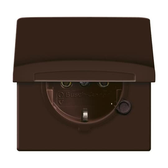 Busch-Jaeger - Steckdose Schuko-Steckdoseneinsatz 20 EUGK-31-101 IP44 braun
