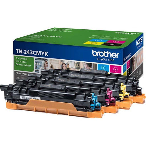 Brother - Verbrauchsmaterial für Telefax/Drucker/MFC Multipack 4-Farben TN-243CMYK je Farbe ca.1000